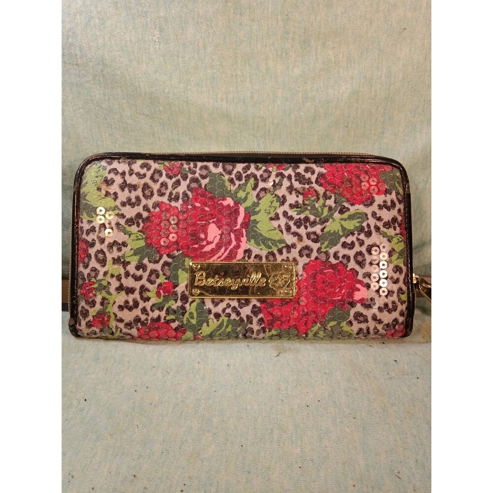 Vintage Betseyville by Betsey Johnson sequin wallet